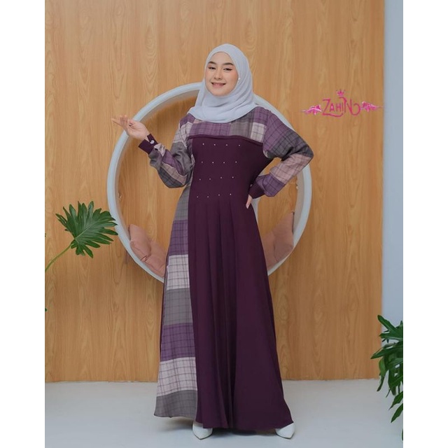 ZAHIN ORI ELIZA DRESS// ELIZA DRESS Series 2// Gamis Two tone //Dress Kondangan // Gamis Bridesmaids