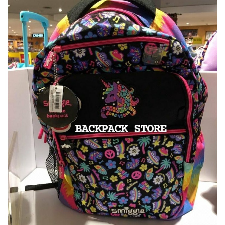 BACKPACK SMIGGLE ORIGINAL EXPRESS UNICORN RAINBOW - TAS SMIGGLE ORIGINAL ANAK PEREMPUAN