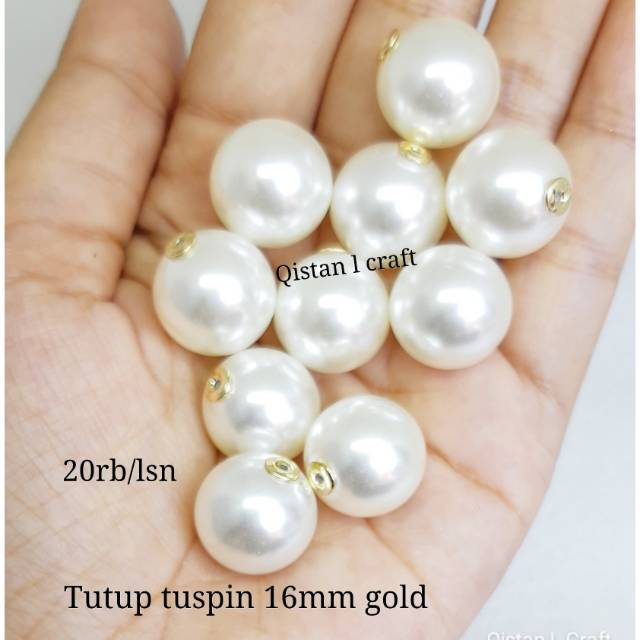 Tutup tuspin lobang gold uk 16mm