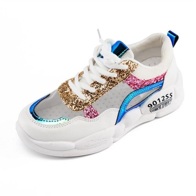 SALE SEPATU SNEAKERS WANITA MARYNE BY AXELINE AS100-Biru