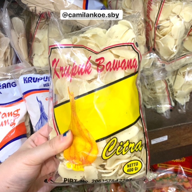 

Krupuk Bawang merk Citra