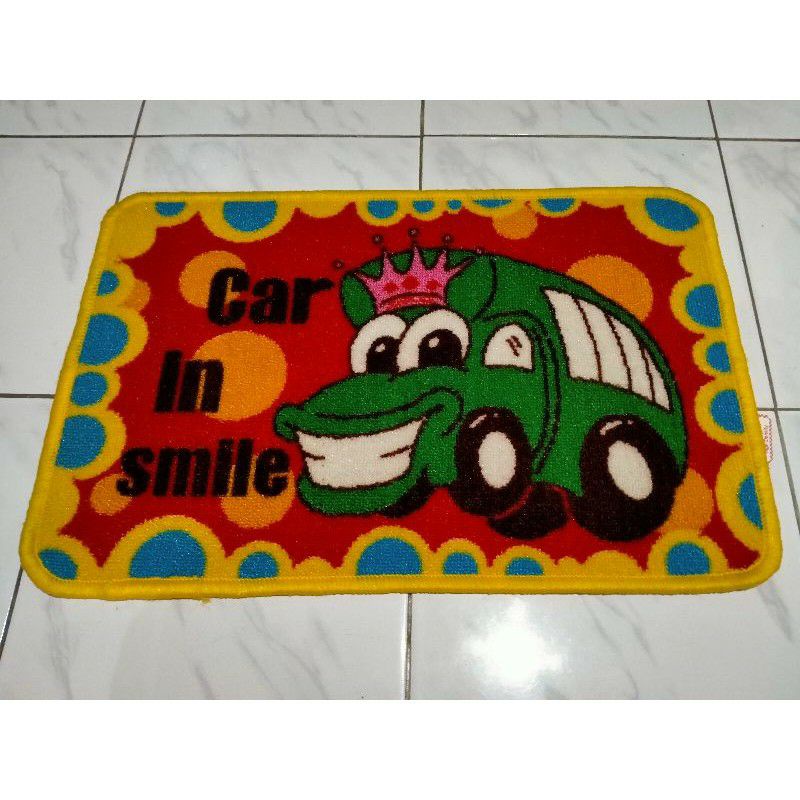 (⭐⭐⭐⭐⭐) keset lantai gambar Addros asli ukuran 40 x 60 cm  karakter