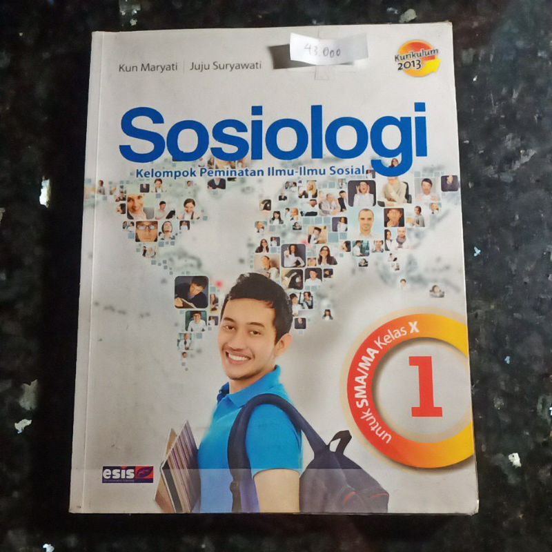 Buku Sosiologi kelas 10, X, Sma, Esis, Kun Maryati, Juju Suryawati, Kurikulum 2013.