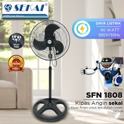 Sekai Industrial Stand Fan Tornado SFN-1808 18 Inch