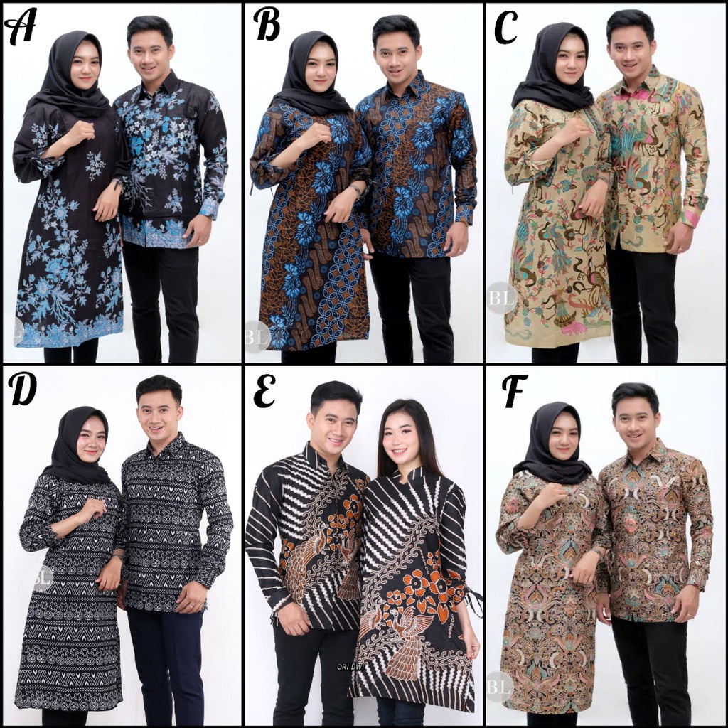 MCbatik | Baju Batik Couple Set Batik Couple Modern