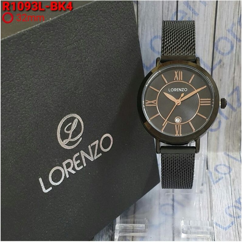 Jam tangan  Lorenzo 1093 Tali pasir original Wanita