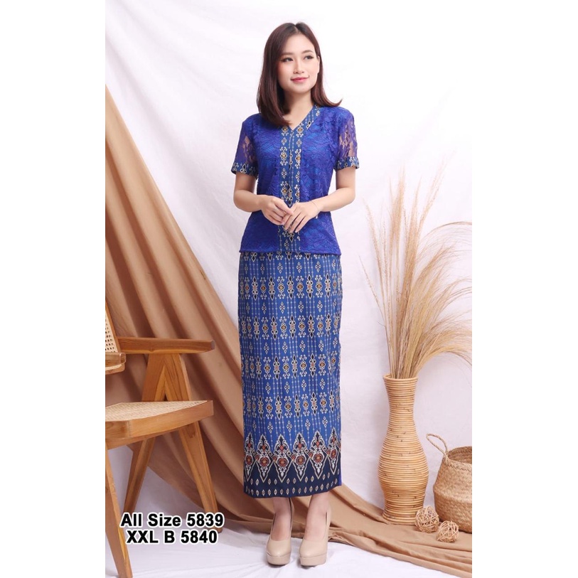 New wilona stelan kombinasi scuba, bahan silky dan brokat/Stelan Formal Brokat Kombinasi Scuba/WSI