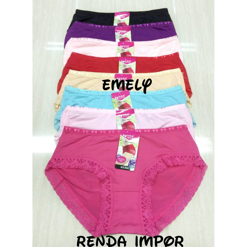 CELANA DALAM WANITA RENDA IMPORT