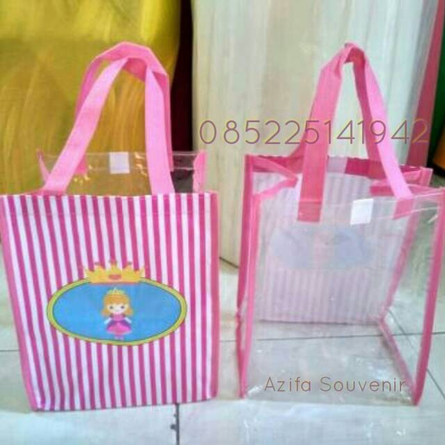 Tas Souvenir Ulang Tahun / Ultah Anak TENTENG BANNER FULL MIKA-2