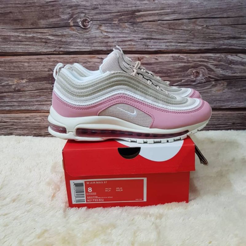 Sepatu Cewek / Sneakers Wanita Nike Air Max 97 " Rush Pink White "