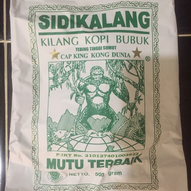Bubuk Kopi Cap Kingkong Asli Sidikalang, Tebing Tinggi