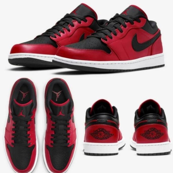 Nike Air Jordan 1 Low Banned/Reverse Bred Gym Black Red Original Bnib - 10.5 Dianvood