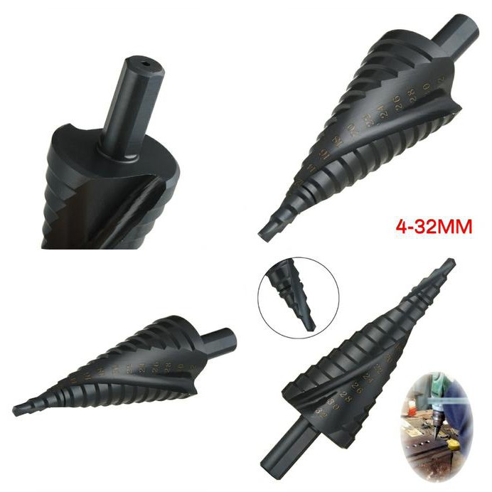 -READY- MATA BOR 15 STEP LAPIS TITANIUM NITRIDE BERTINGKAT BERTAHAP PAGODA - BAIK BAGUS