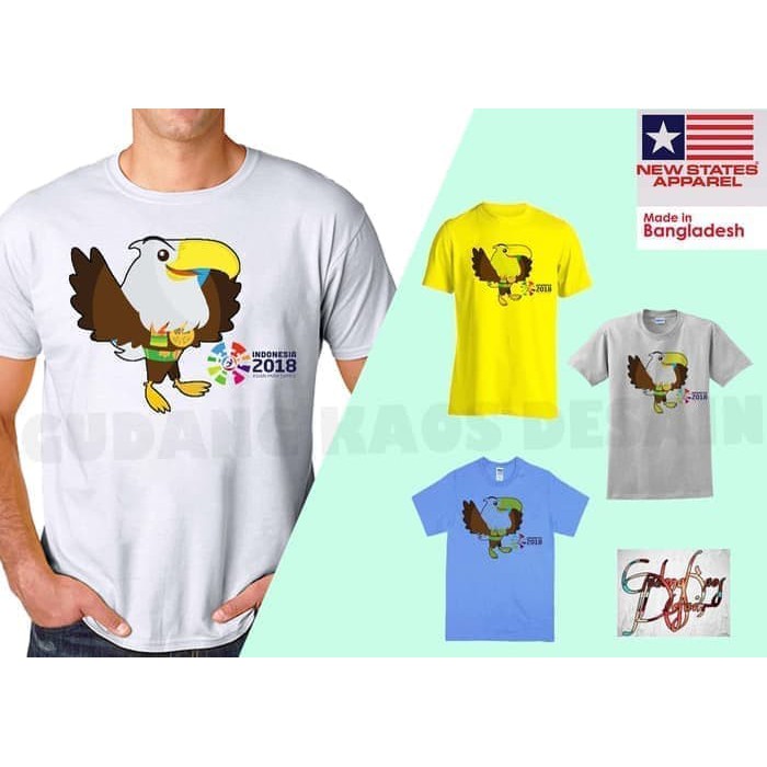 Kaos Baju Obral Combed 30S Distro MOMO SAYAP Indonesia 2018 Asian Para