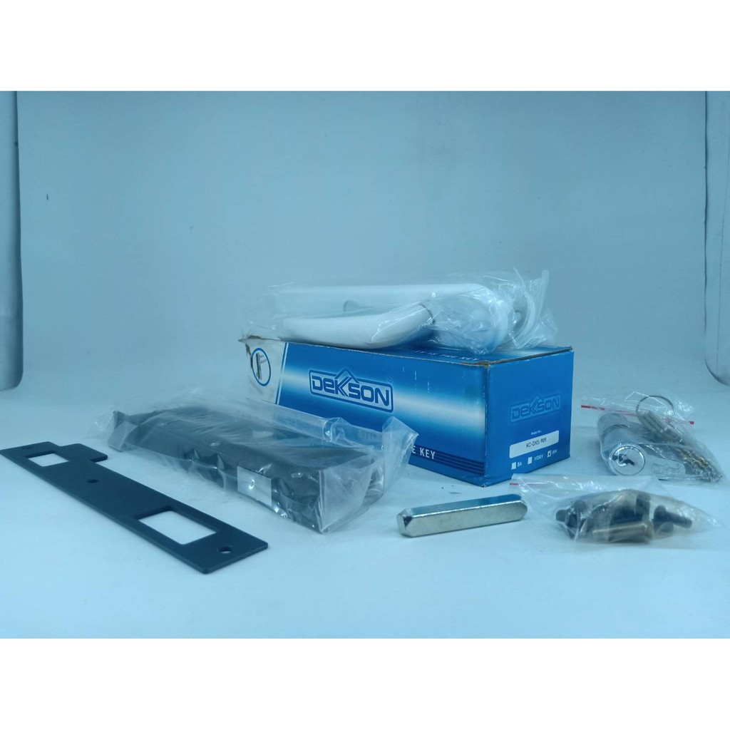 Kunci Pintu Alumunium Expanda - White / Putih