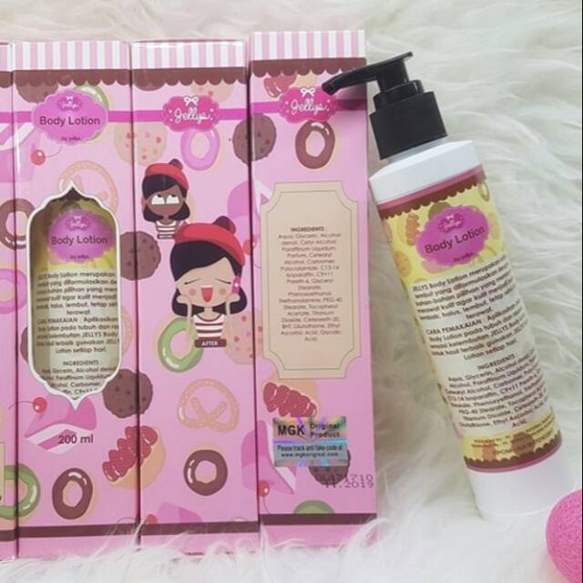 [BPOM] PURE BODY LOTION BY JELLYS / JELLY LOTION PEMUTIH TUBUH ORIGINAL BPOM