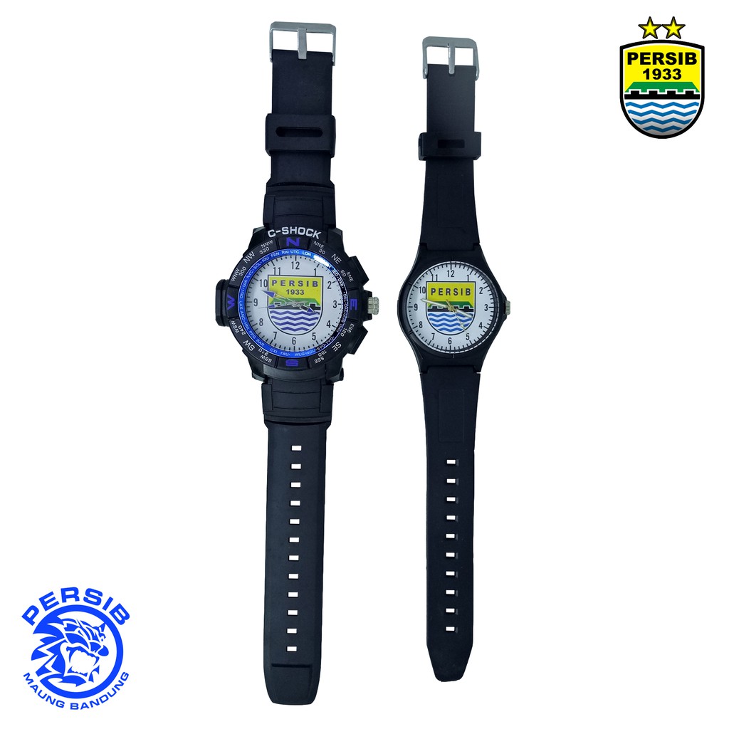 Jam Tangan QnQ Persib Outdoor List Biru