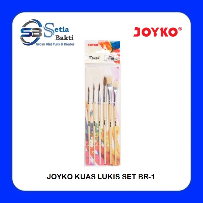 

JOYKO Painting Brush Set - Kuas Lukis BR - 1