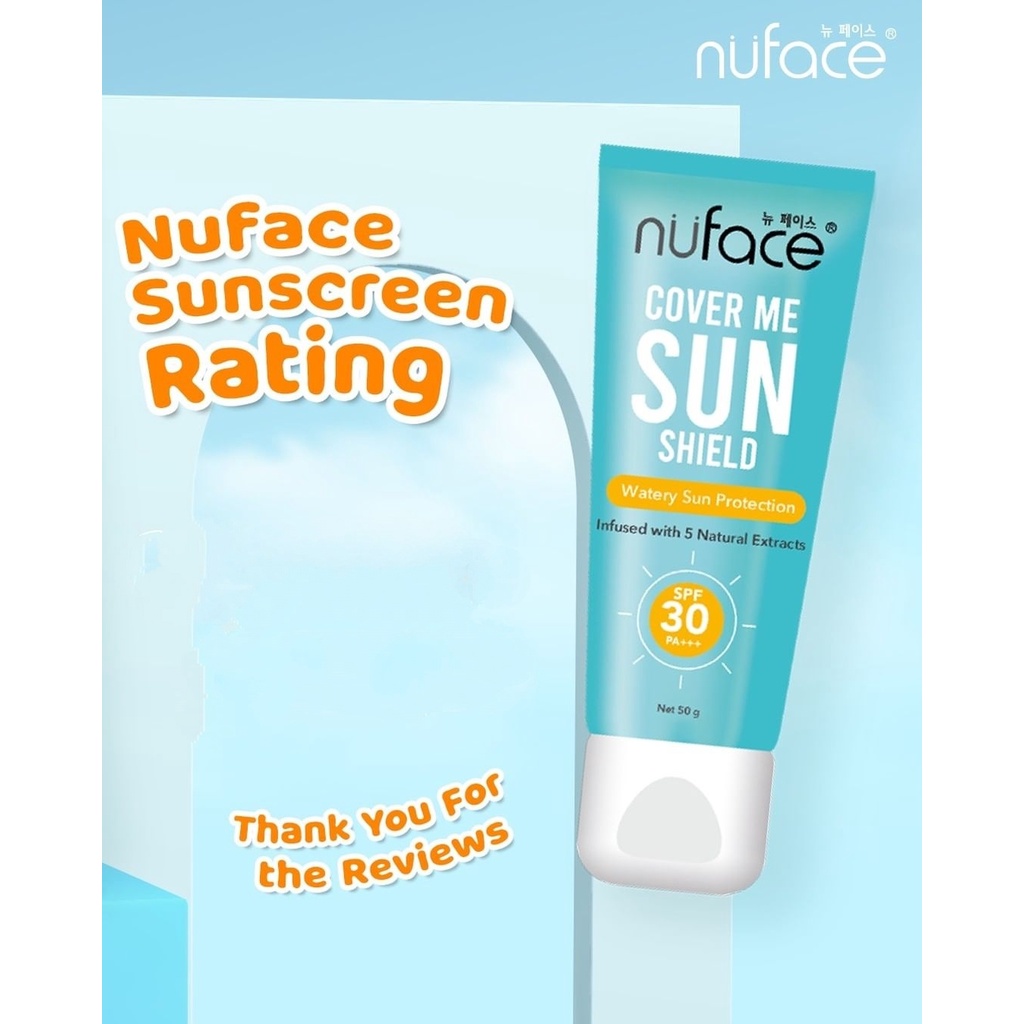 ❤ MEMEY ❤ NUFACE Cover Me Sun Shield Watery Sun Protection | Sunscreen SPF30 SPF50