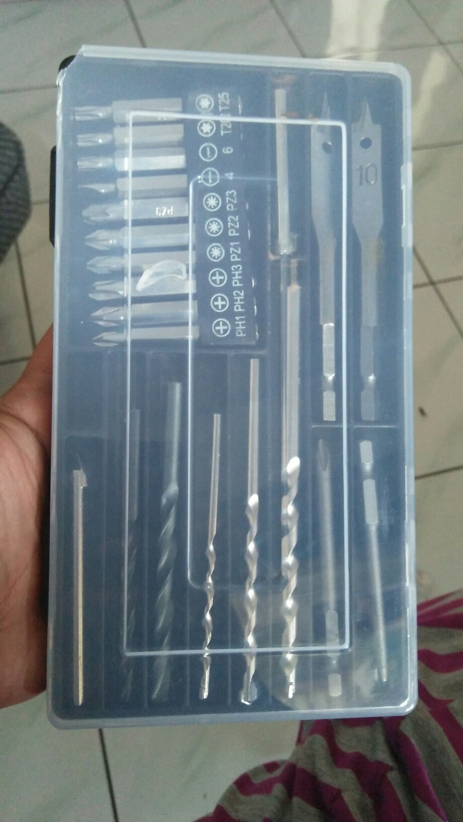 Mata Bor Besi Kayu Beton Obeng Kaca Keramik / Set 21pc / Termurah / Mata Bor Original