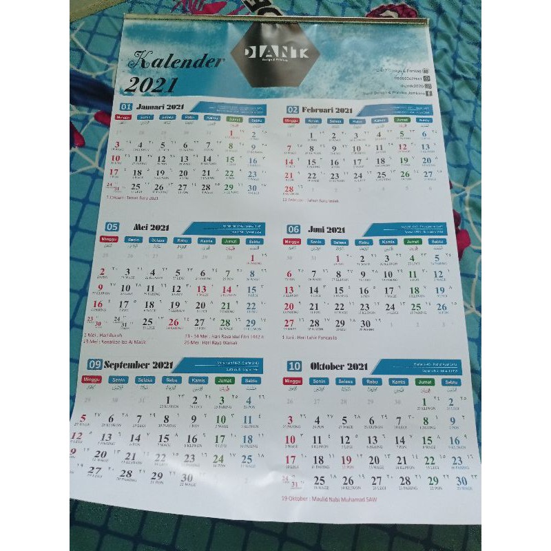 

kalender banyak variasi