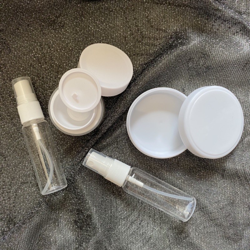 Packaging Share in jar Pot Masker/bubuk Pot cream Botol Spray Parfum / Handsanitizer
