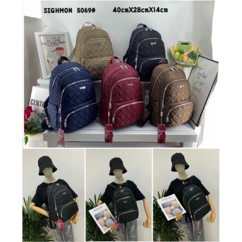 Sighmon Tas Ransel Impor Wanita 5069