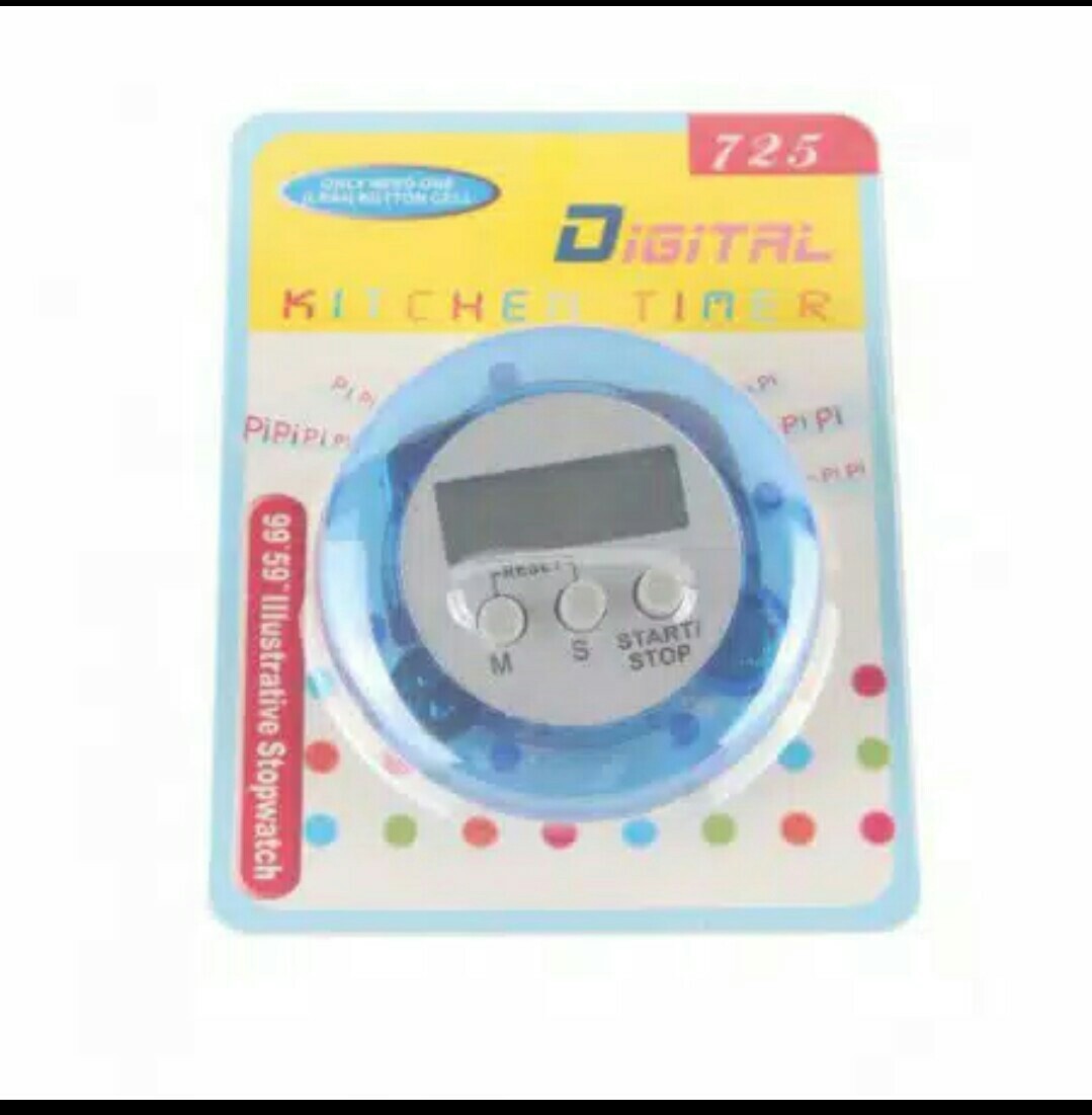 Digital Kitchen Timer Clock Alat Dapur Masak Chef Waktu Panggang Oven Steam Boil Chicken Beef Koki