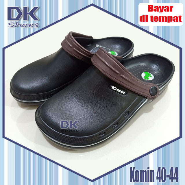 Komin Sandal Selop Bakpao Putih 40-44 Laki / Sandal Selop Karet Waterproof Murah / Sandal Baim Ringan