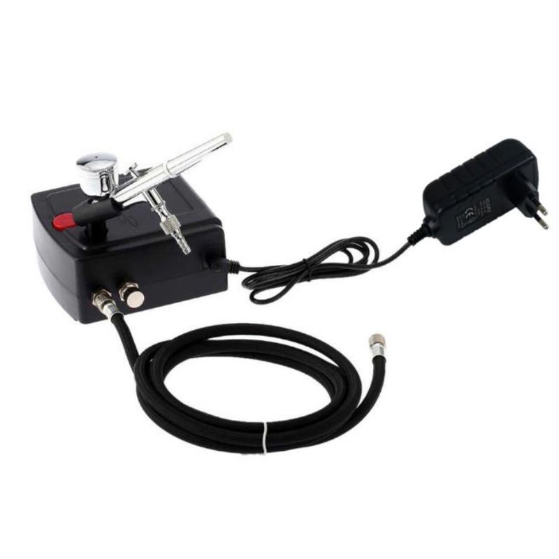 Air Compressor Airbrush Painting Tatto Nail Art With Spray Gun- T100