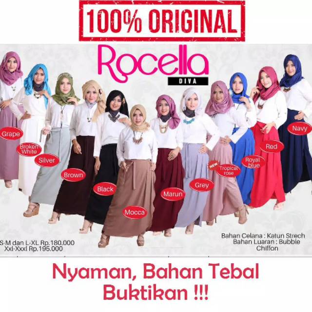 ROCELLA rok celana diva