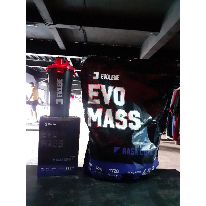 

Evo Mass 4,5kg Rasa Coklat Free Shaker