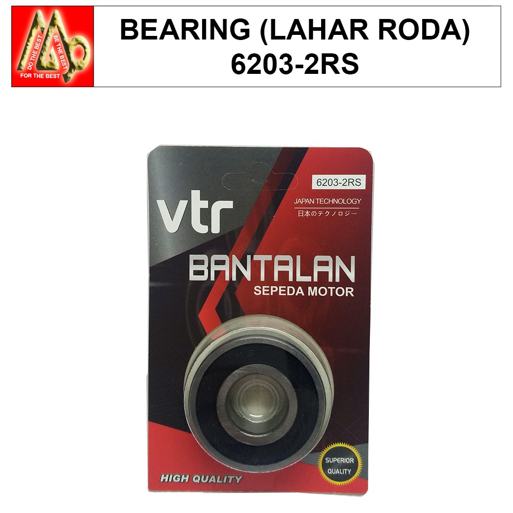 6203-2RS / VTR / Bearing (Lahar Roda) (Bantalan)
