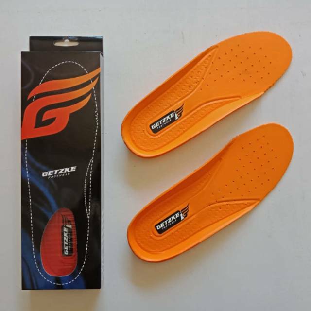GEONE GETZKE ORANGE INSOLE ALAS SEPATU EMPUK DAN TEBAL COCOK UNTUK SEMUA JENIS DAN MERK