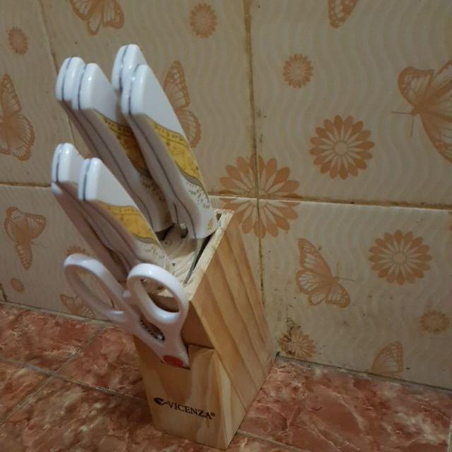 Pisau Set Keramik Vicenza V-919k V 919k