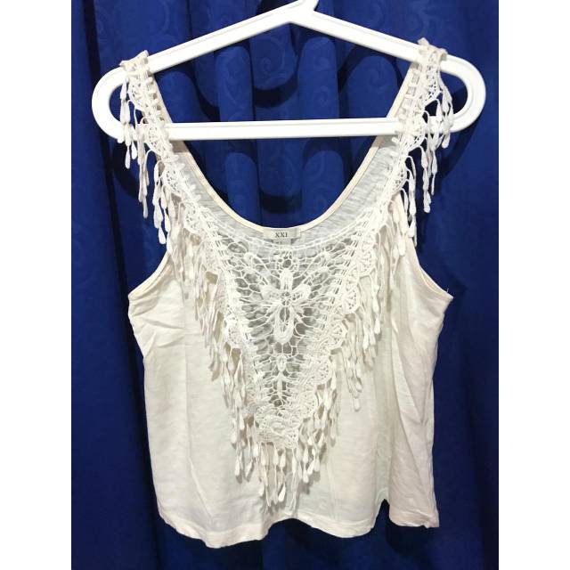 (FREE ONGKIR) TANKTOP FOREVER 21/TANKTOP BRANDED/ATASAN FOREVER 21/TANKTOPRAJUT/ATASAN RAJUT/TANKTOP