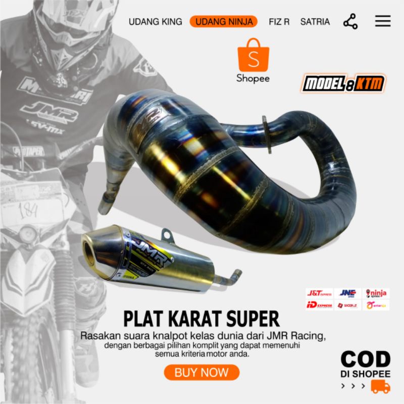 knalpot trail ninja bliz model ktm buat trail ninja slencer stanles jmr racing 4135
