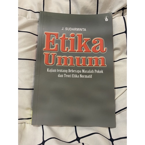 

Preloved Buku Etika Umum J Sudarminta