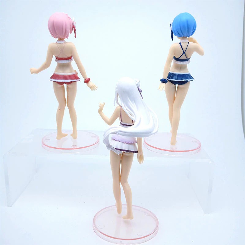 6 pcs/set Figure Re Zero Re:Life in a Different World From Zero