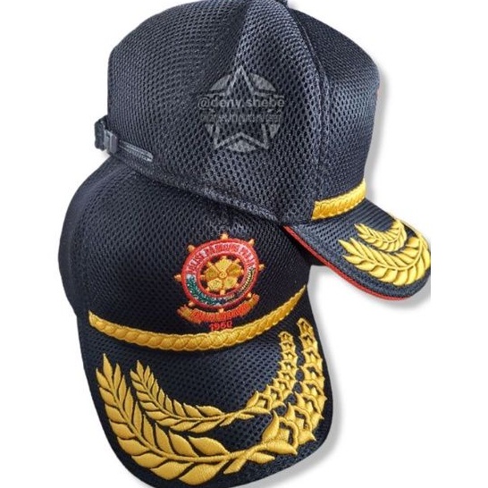 TOPI SATPOL PP doble padi kapas