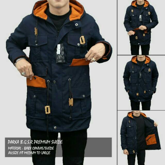 Parka bgsr premium suede