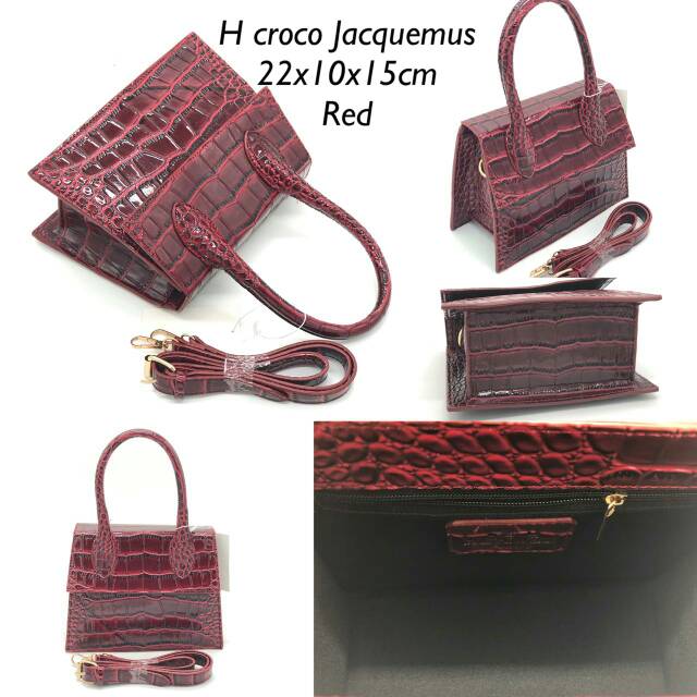 TAS WANITA H CROCO JACQUEMUS