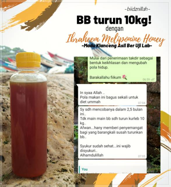 Madu klanceng/madu trigona 100% murni