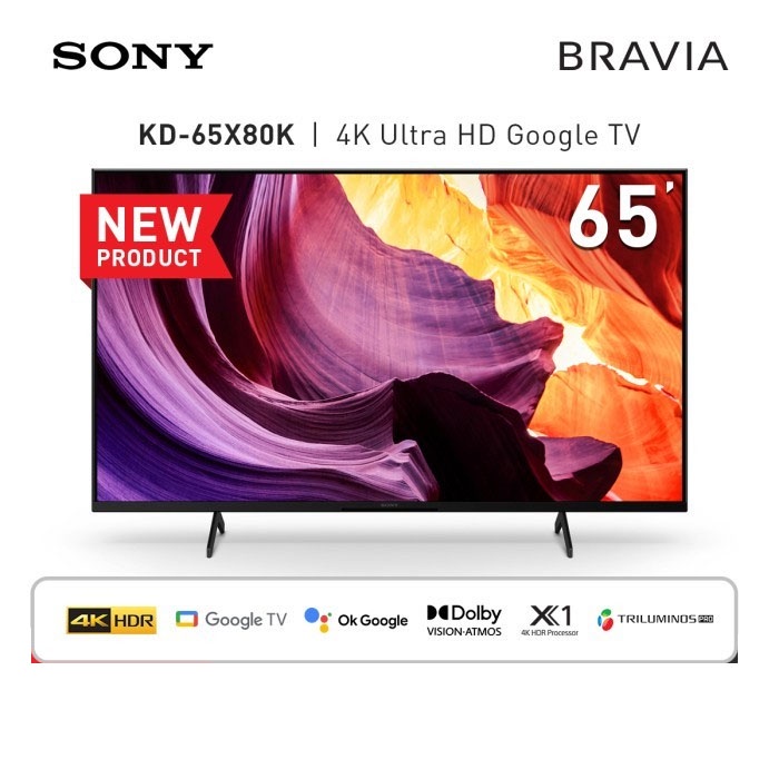 Jual SONY BRAVIA LED TV 65inch KD-65X80K (ANDROID 4K HDR) | Shopee ...