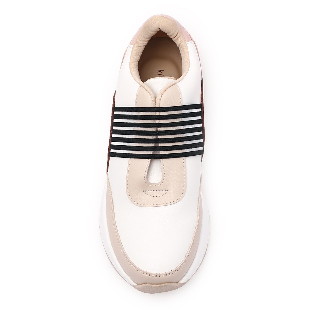 KHK by Khakikakiku Lily Cream Sneakers Slip on Wanita Casual