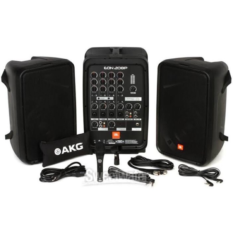 Portable JBL EON 208 P Speaker Bluetoot Original Garansi Baru