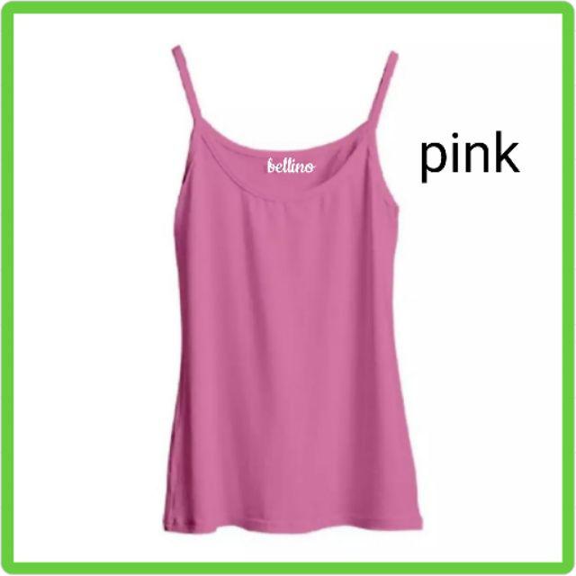 Tanktop Tali Wanita Fit to XL Viorano Supersoft Camisol Tali Kecil Lembut Singlet Cewek Allsize-pink keunguan