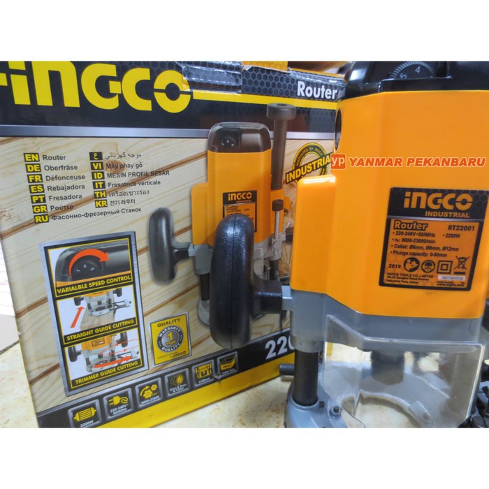 Mesin Router Industrial INGCO RT22001