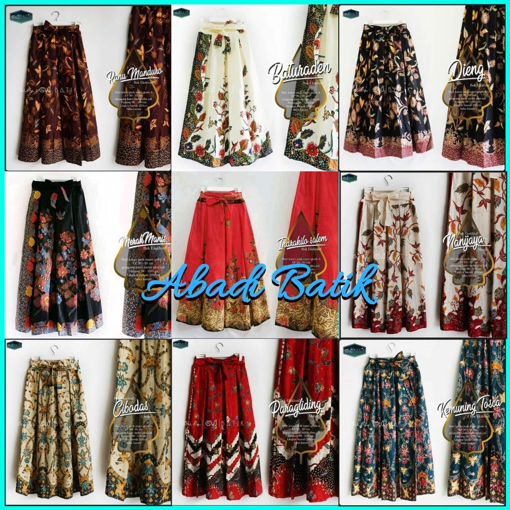 Rok Batik Original Grade A Garansi Produk Rejek Uang Kembali Abadi Batik Bahan Unggul Jaya-2