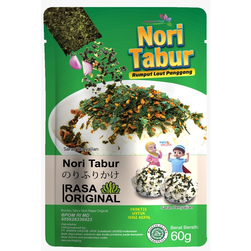 Nori Tabur Rumput Laut Panggang 60g Halal